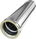 Inox Shell Καμινάδα Καπνοδόχου Inox 150mm Ασημί