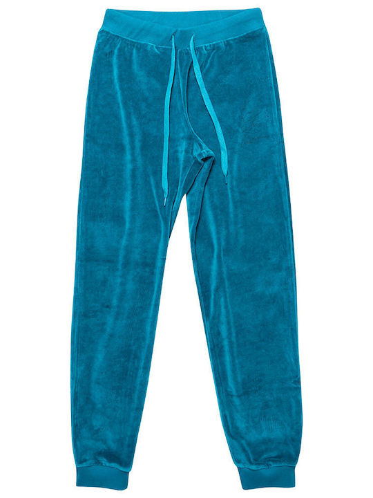 Target Women's Jogger Sweatpants Turquoise Velvet