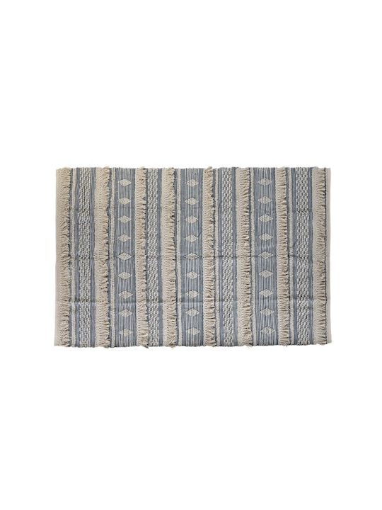 DKD Home Decor Rug Outdoor Rectangular Blue