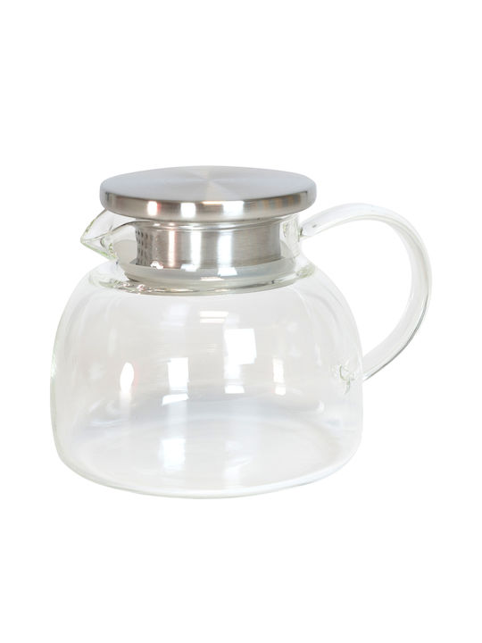 Viosarp Τσαγιέρα Γυάλινη Διάφανη 1000ml