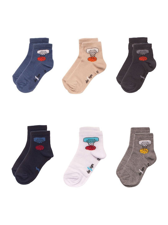 Design Letters Kindersocken Kniehohe Bunte 6 Paar