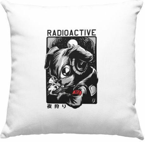 TKT Sofa-Kissen Mutant Rabbit Weiß 40x40cm