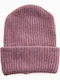 Beanie Γυναικείος Σκούφος Πλεκτός σε Λιλά χρώμα 12-356