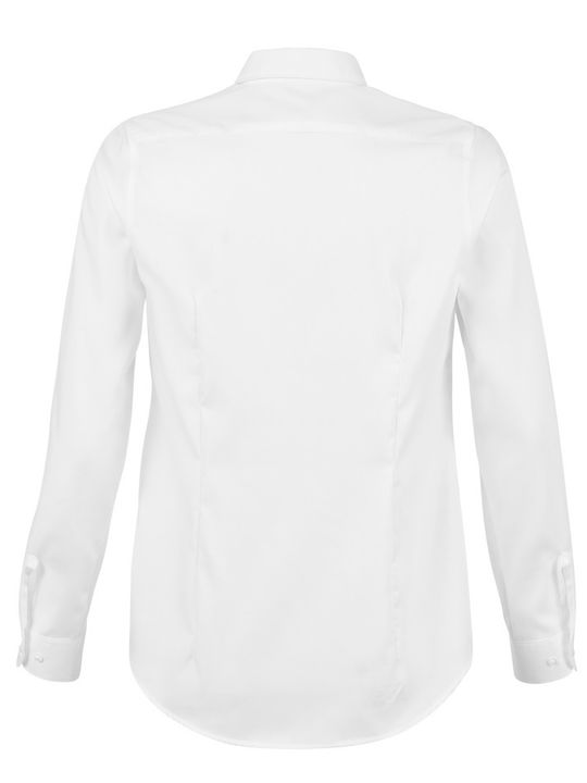 Neoblu Langärmelig Damen Hemd WHITE