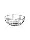 Versa Fruit Bowl Metallic Black 26x11x26cm