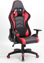 Stuhl Büro mit Neigung und Verstellbaren Armen Black red ForAll