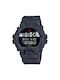 Casio Digital Watch Battery with Black Rubber Strap