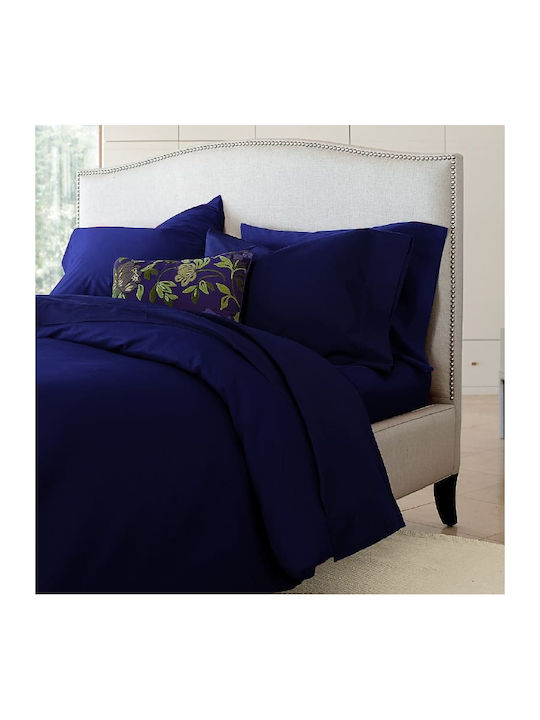 Ariete Комплект Плик за Завивка Памучен Кинг Сайз с 2 Калъфки 240x260 Homeport Blue Marine