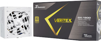 Seasonic Vertex GX 1200W Λευκό Τροφοδοτικό Υπολογιστή Full Modular 80 Plus Gold