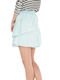 Femi Stories Denim Skirt in Light Blue color