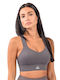 Frauen Sport-BHs Sport-BH Grey