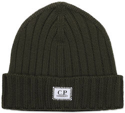 C.P Company Beanie Unisex Beanie Knitted in Khaki color