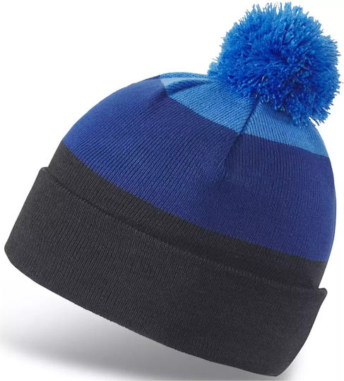 Beanie Ανδρικός Σκούφος Πλεκτός σε Μπλε χρώμα