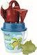Androni Giocattoli Beach Bucket Set with Accessories made of Plastic Blue 15cm Turtle Blue