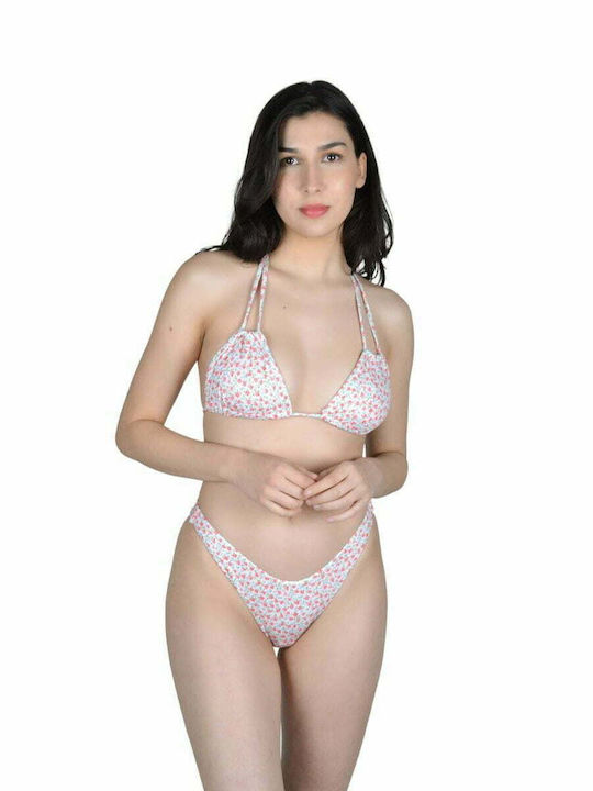 Set Bikini Τριγωνάκι & Brazil Ροζ