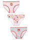 Superheroes Set of Kids' Briefs Pink 3pcs