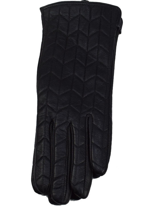 Vera Pelle Unisex Gloves Black