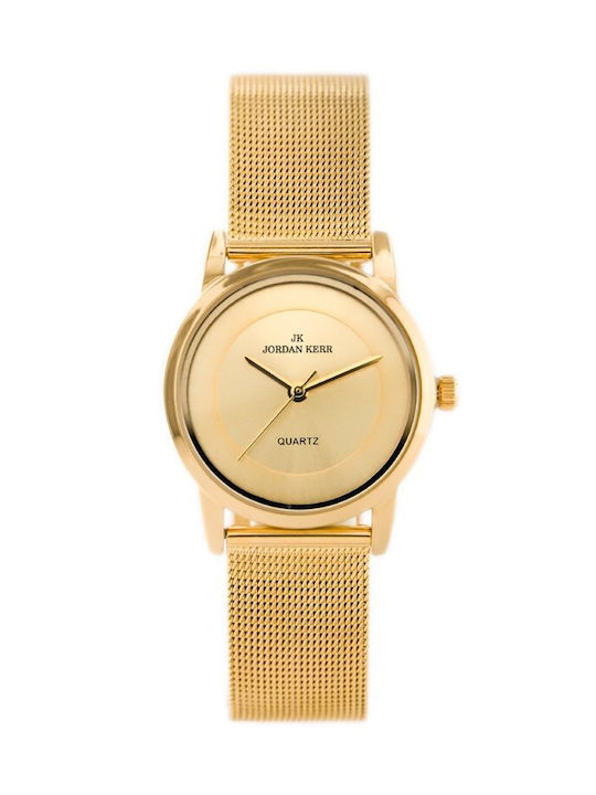 Jordan Kerr Watch with Gold / Gold Metal Bracelet