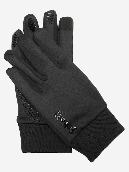 Schott NYC Schwarz Leder Handschuhe