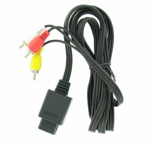 Kabel AV für GameCube in Schwarz Farbe