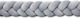 Mar&Mar Bettumrandungen Geflochten Innerhalb Medium Grey 15x200cm