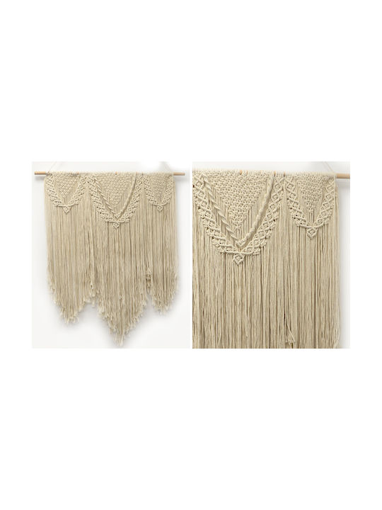 Wanddekoration Macrame aus Stoff 110x80cm 1pcs