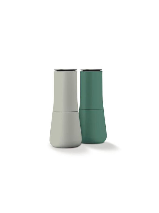 Joseph Joseph Set Manual Râșnițe Condimente Ceramice în Culoare Verde 1buc