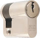 Assa Abloy Κύλινδρος Κλειδαριάς 40mm (30-10) Ασημί
