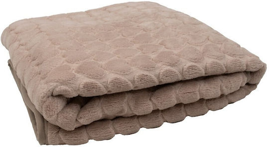Kamtex Baby Blanket Nursery Swaddling Blankets 0268 Velvet Brown 100x115cm