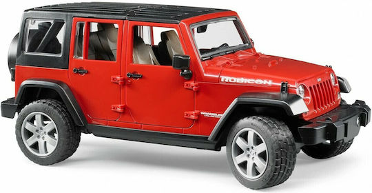 Bruder Jeep Wrangler Unlimited Rubicon Car Red 1:24 for Ages 3+