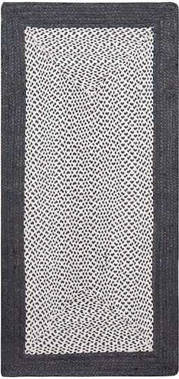 Silk Fashion 1779 Χαλί Ορθογώνιο Καλοκαιρινό από Γιούτα Dark Grey 120x180cm