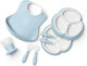 BabyBjorn Feeding Set made of Plastic Blue 5pcs for 4+ months