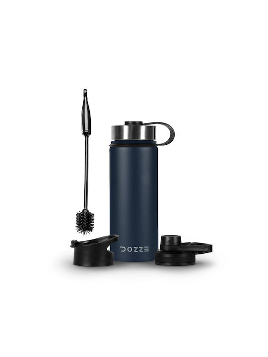Dozze Αθλητικό Παγούρι Ανοξείδωτο 530ml Μπλε