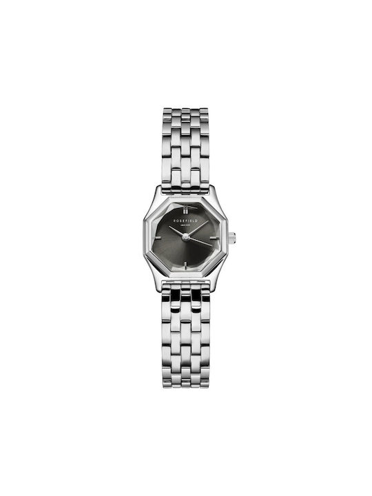 Rosefield Gemme Watch with Silver Metal Bracelet