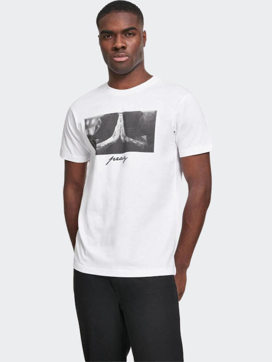 Mister Tee Angeles Wording T-Shirt Weiß