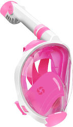 Zizito Switzerland Μάσκα Θαλάσσης Full Face Παιδική XS σε Ροζ χρώμα