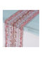 Ntampoudis Runner with Lace Gray 23x250cm