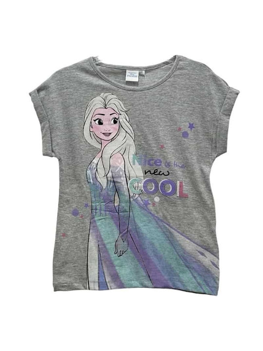 Disney Kids Blouse Short Sleeve Gray