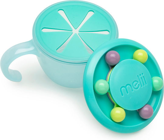 Melii Recipient pentru copii din plastic 0.2lt Albastru x x 7buc