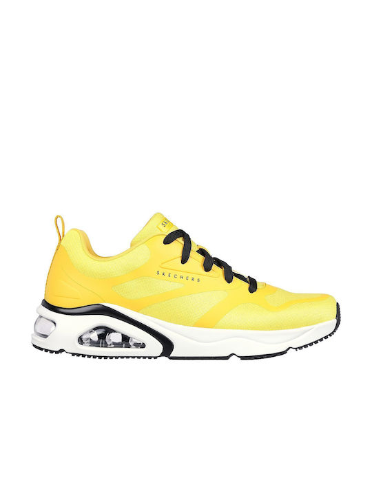 Skechers Tres-air Uno Revolution-airy Herren Sneakers Yellow