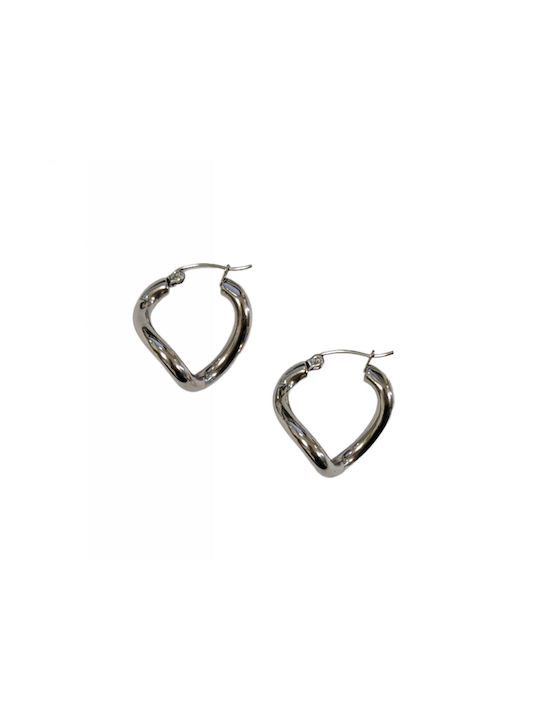 Tatu Moyo Earrings Hoops made of Steel