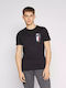 Tommy Hilfiger T-shirt Bărbătesc cu Mânecă Scurtă Negru