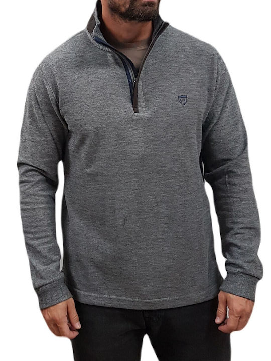 Lexton Μπλούζα Μακρυμάνικη L Grey Melange