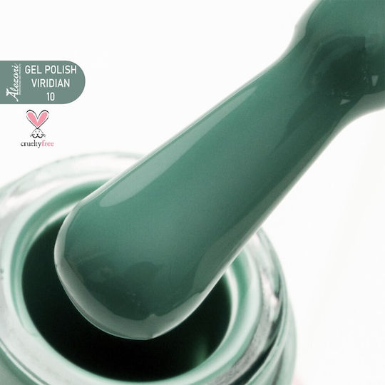 Alezori Halb-permanenter Nagellack viridian 10 15ml 1Stück