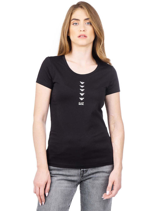 Emporio Armani Feminin Tricou Negru