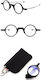Moscow Mule Slim Folding Reading Glasses +1.50 Pocket in Black color MM/SlimFoldingGlassesBlack/+1.50