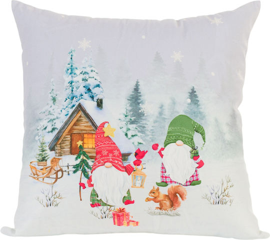 Ilis Home Christmas Decorative Pillowcase Gray 45x45pcs