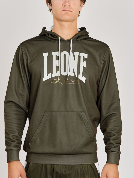 Hooded Cardigan Olive Green