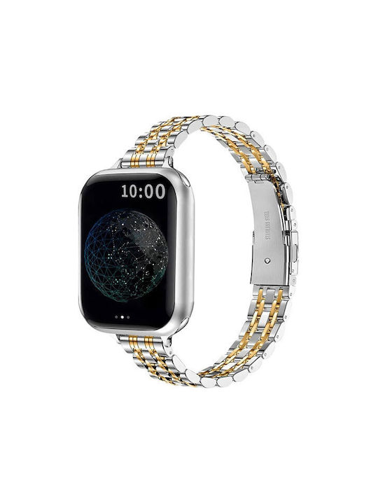 Каишка Неръждаема стомана Сив (Apple Watch 44/45/46mm/Ultra 49mm)