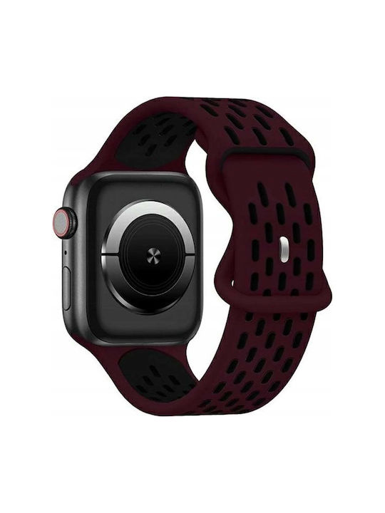 Beline Каишка Силикон Бордо (Apple Watch 44/45/46mm/Ultra 49mm)